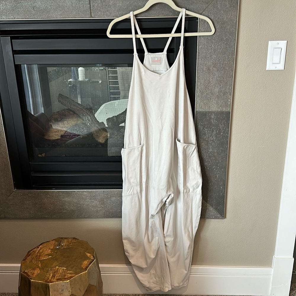 Free people hot shot onesie size S cream